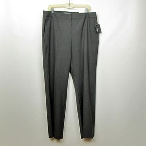 Liz Claiborne Audra Womens Pants Size 16 Grey Bootcut Career Stretch